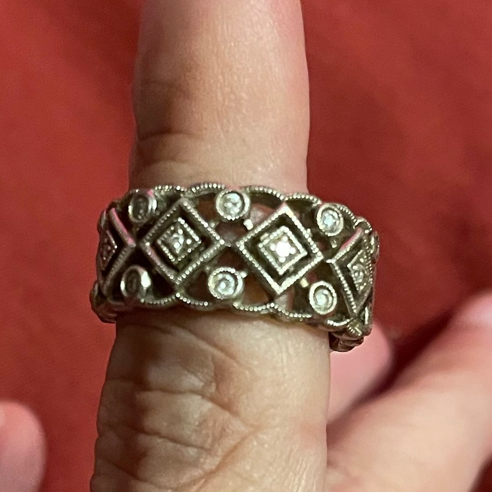 Neil Lane .925 ring with diamond accents